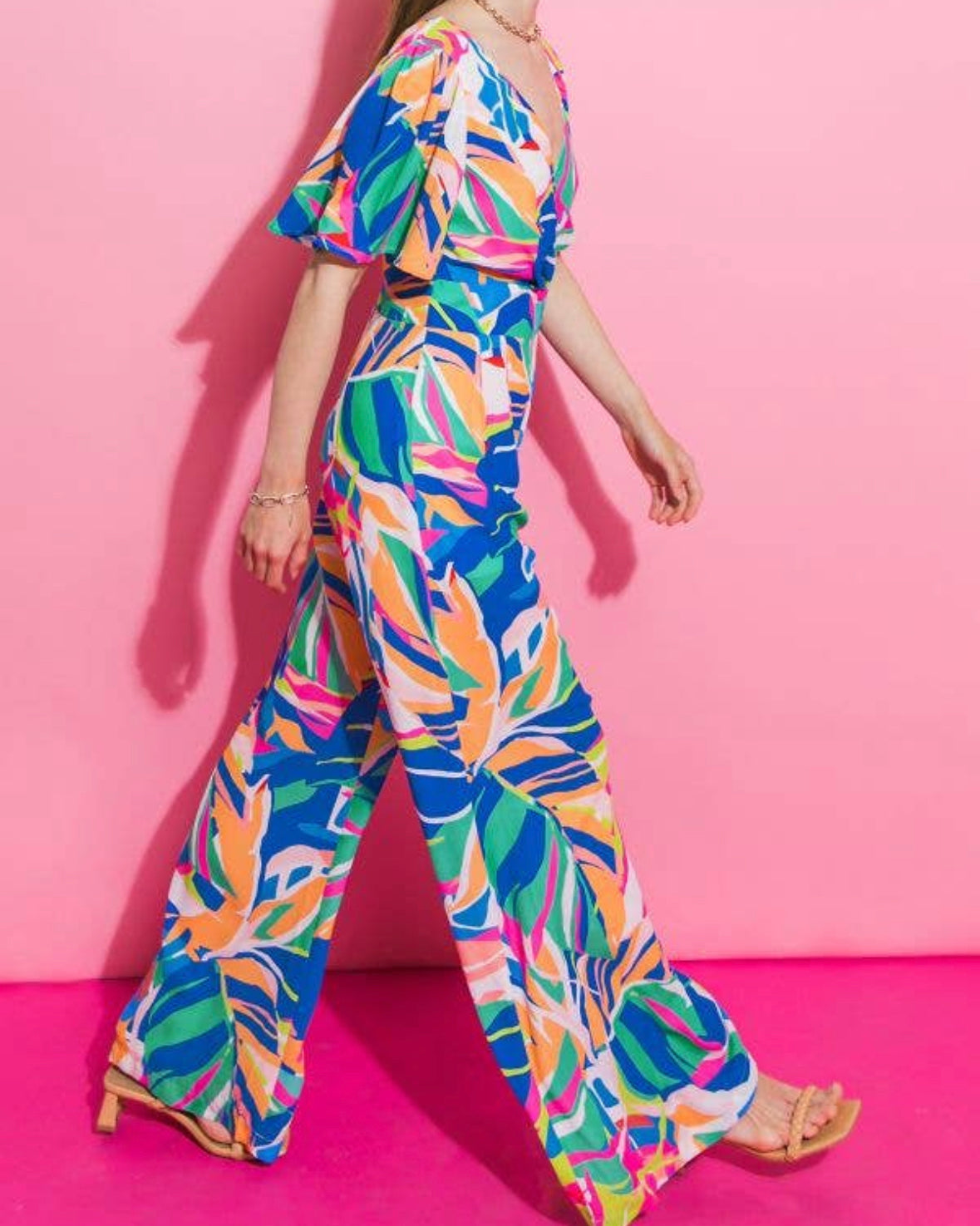 Blue Tropics jumpsuit